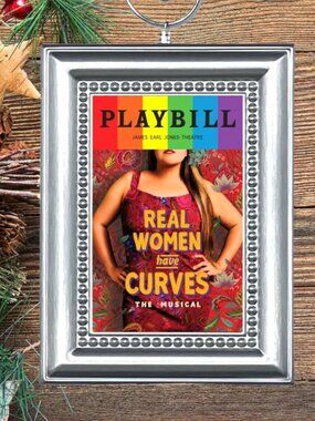 Real Women Have Curves Broadway Musical Playbill Christmas Tree Ornament